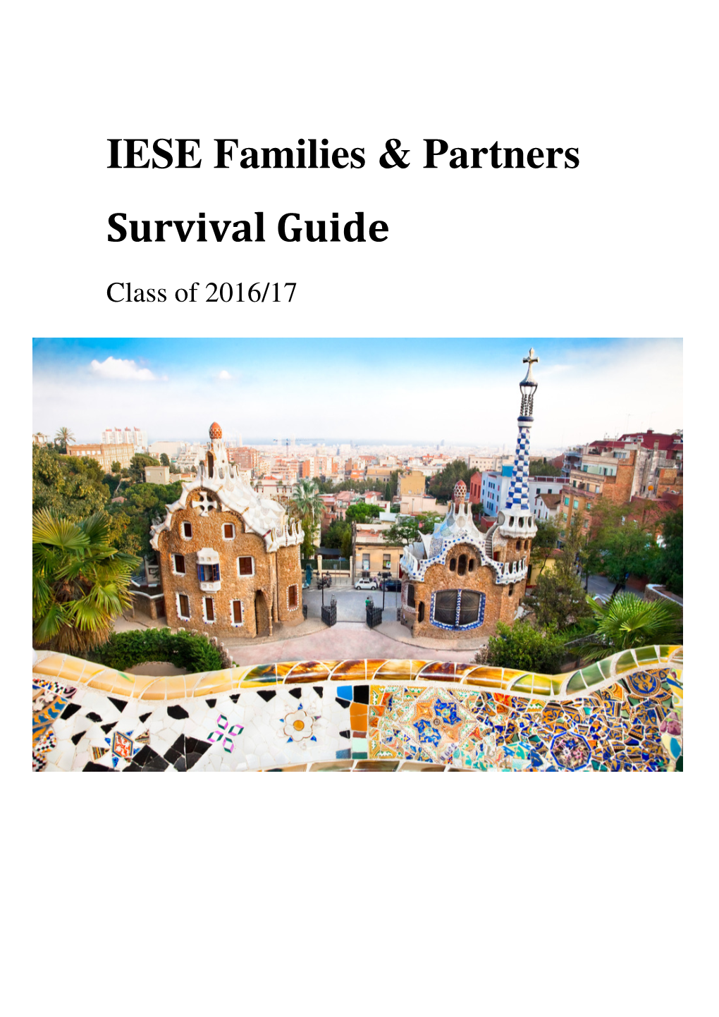 IESE Families & Partners Survival Guide