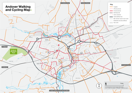 Andover Walking and Cycling Map+