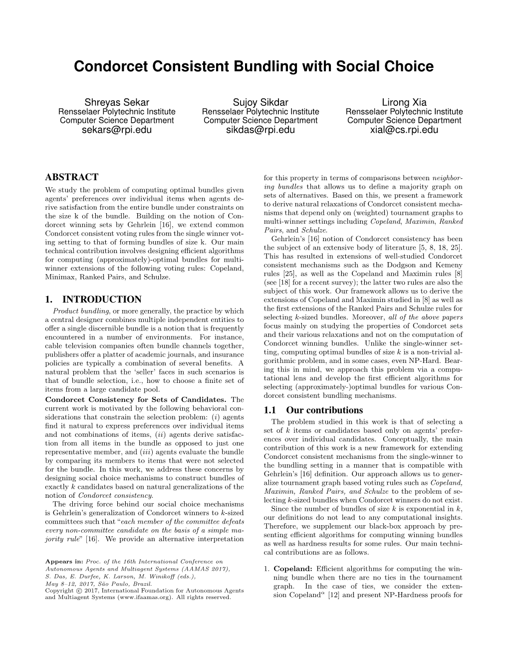 Condorcet Consistent Bundling with Social Choice