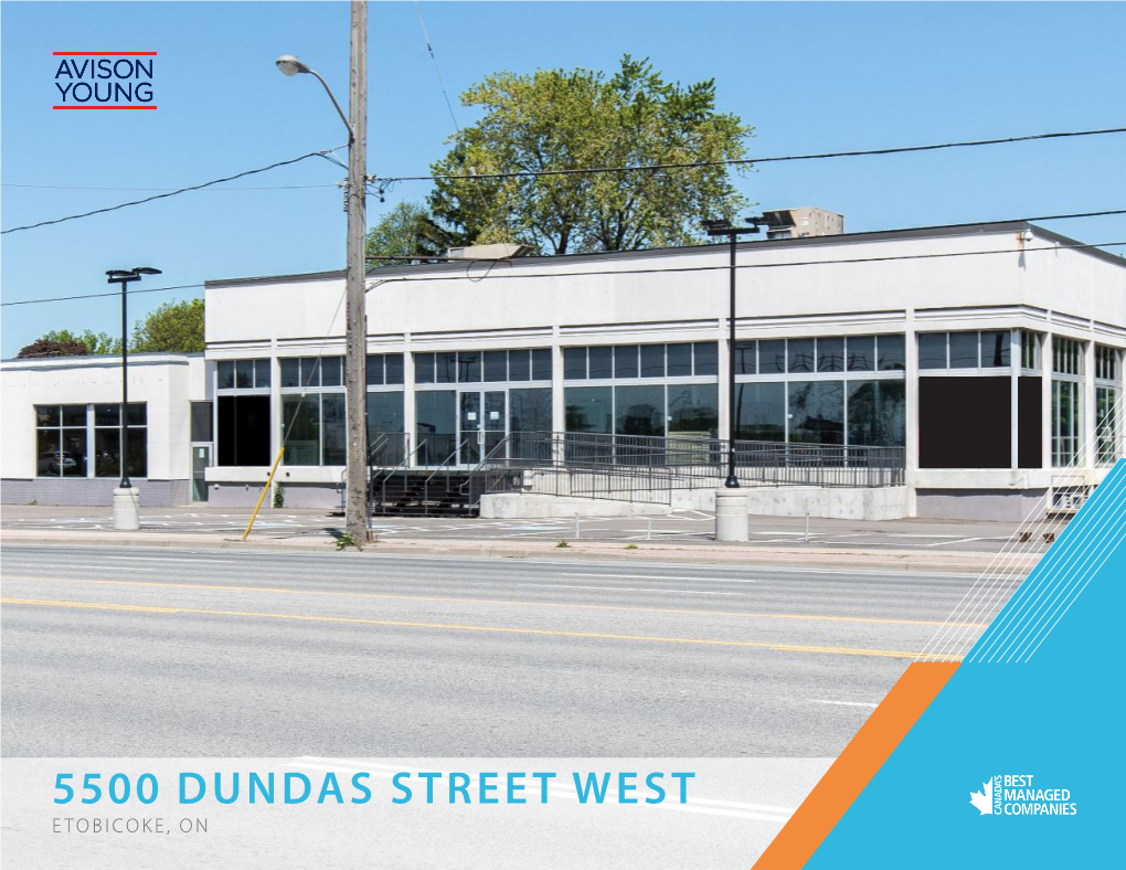 5500 Dundas Street West Etobicoke, on Retail Space for Sub Lease 5500 Dundas Street West