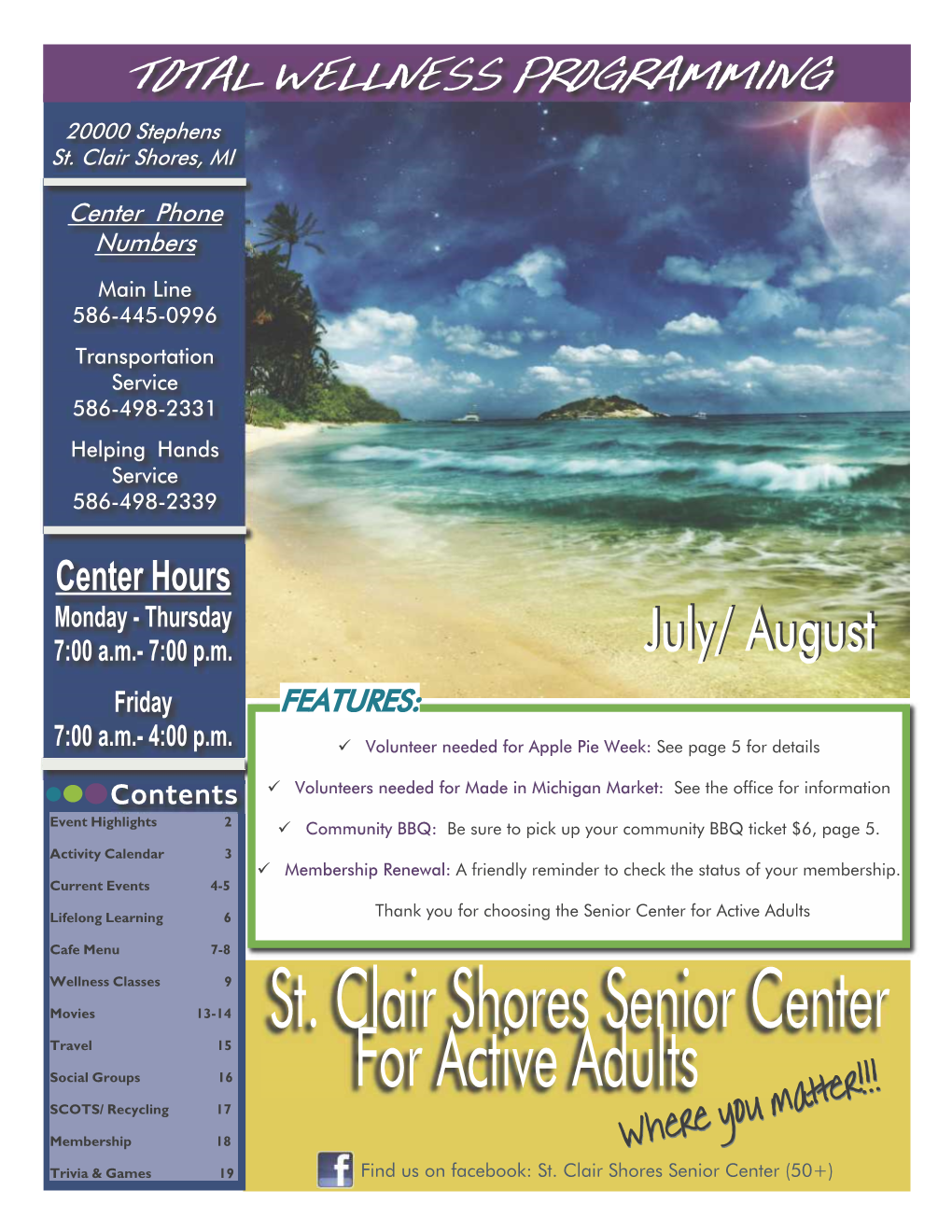 St. Clair Shores Senior Center for Active Adults