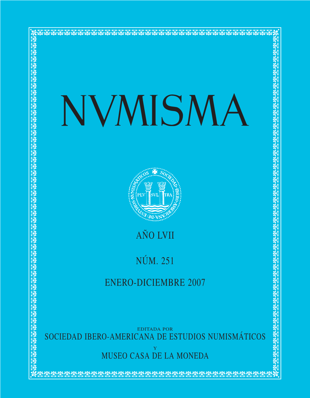 Año Lvii Núm. 251 Enero-Diciembre 2007