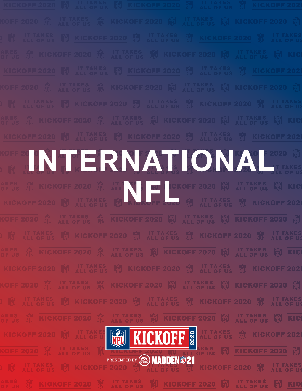 International Nfl International Feel