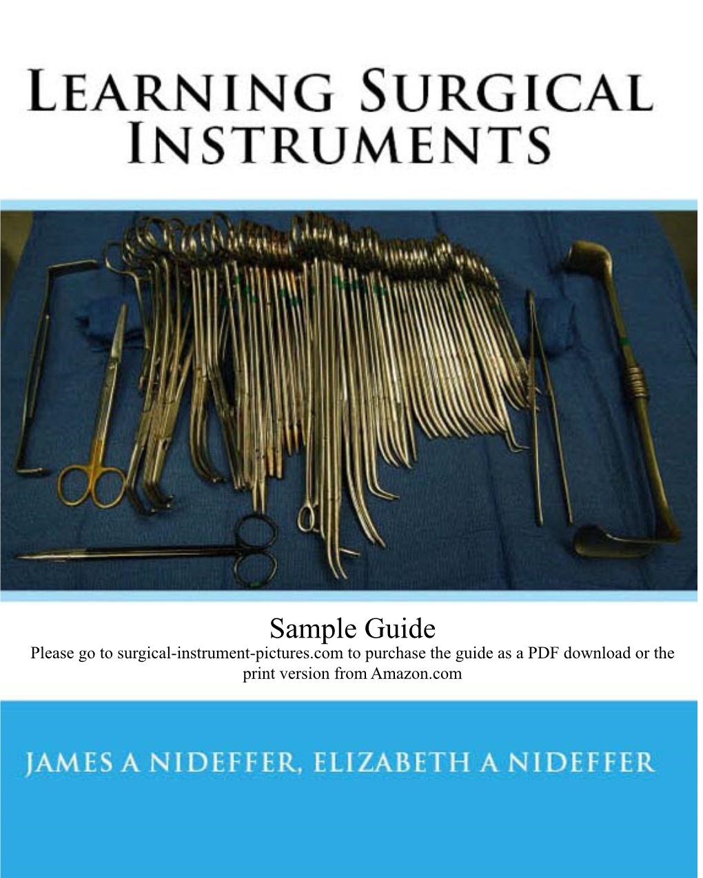 Sample Guide Please Go to Surgical-Instrument-Pictures.Com to Purchase the Guide As a PDF Download Or the Print Version from Amazon.Com