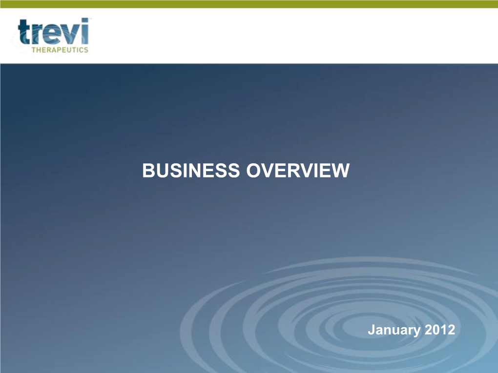 Business Overview