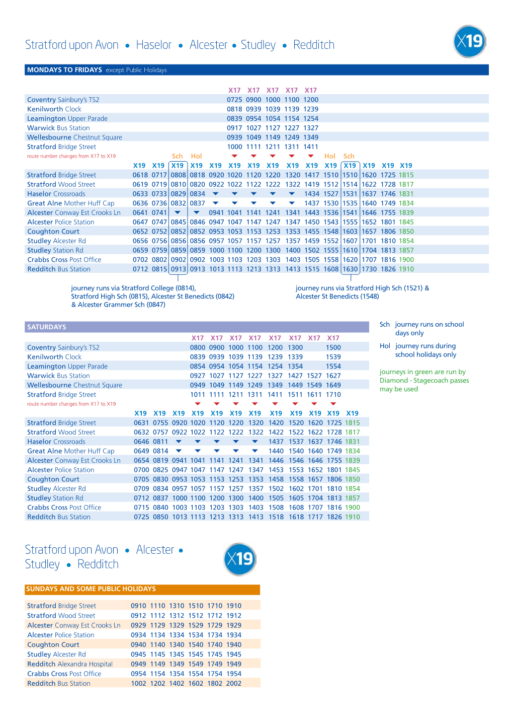 Stratford Upon Avon Haselor Alcester Studley Redditch Stratford Upon