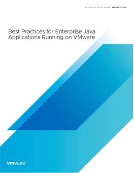 Best Practices for Enterprise Java Applications Running on Vmware
