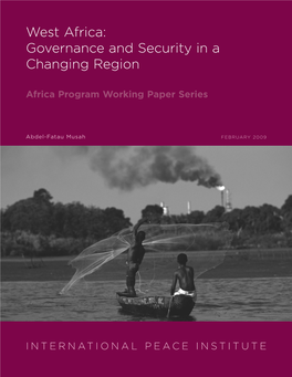 West Africa: Governance and Security in a Changing Region