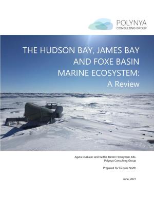 THE HUDSON BAY, JAMES BAY and FOXE BASIN MARINE ECOSYSTEM: a Review