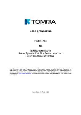 Base Prospectus