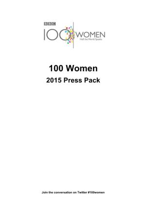 100 Women 2015 Press Pack