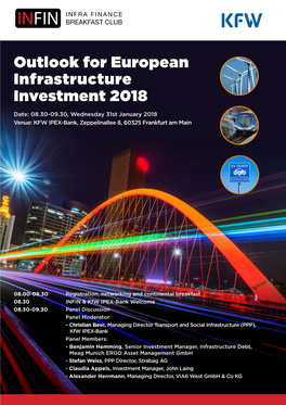 Outlook for European Infrastructure Investment 2018