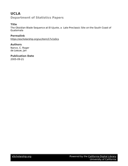 Correspondence Analysis, Variable Loci