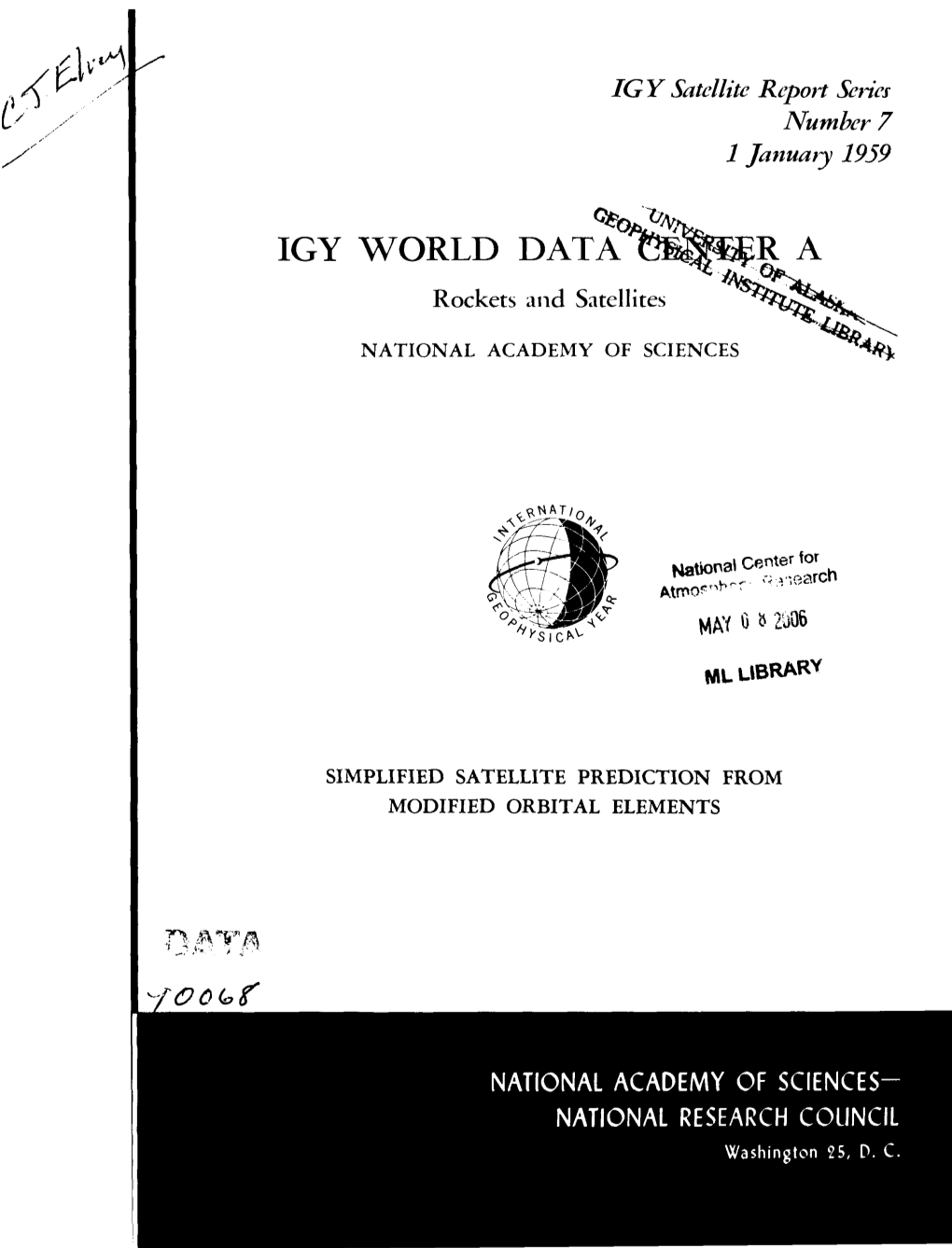 Simplified Satellite Prediction from Modified Orbital Elements