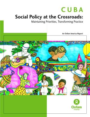 Social Policy at the Crossroads: Maintaining Priorities, Transforming Practice