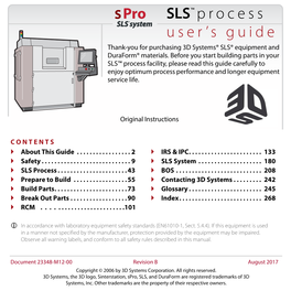 SLS Systems User's Guide