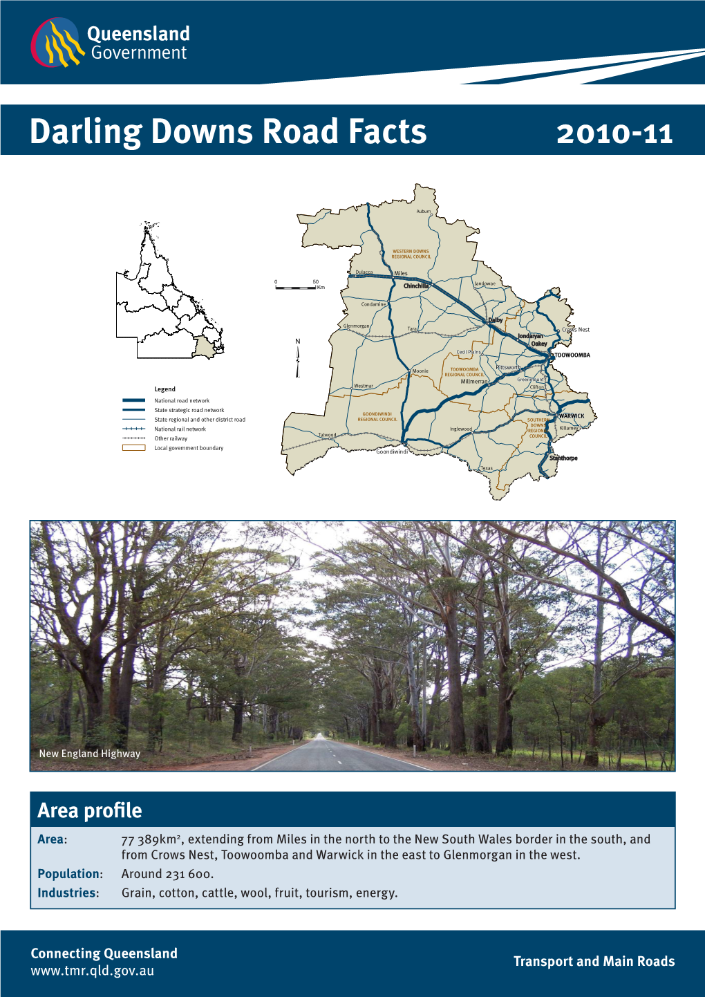 Darling Downs Road Facts 2010-11