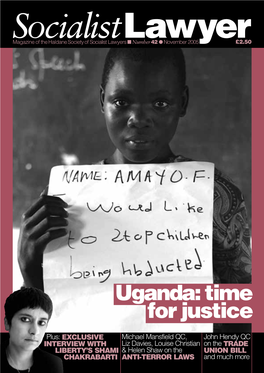 For Justice Uganda: Time
