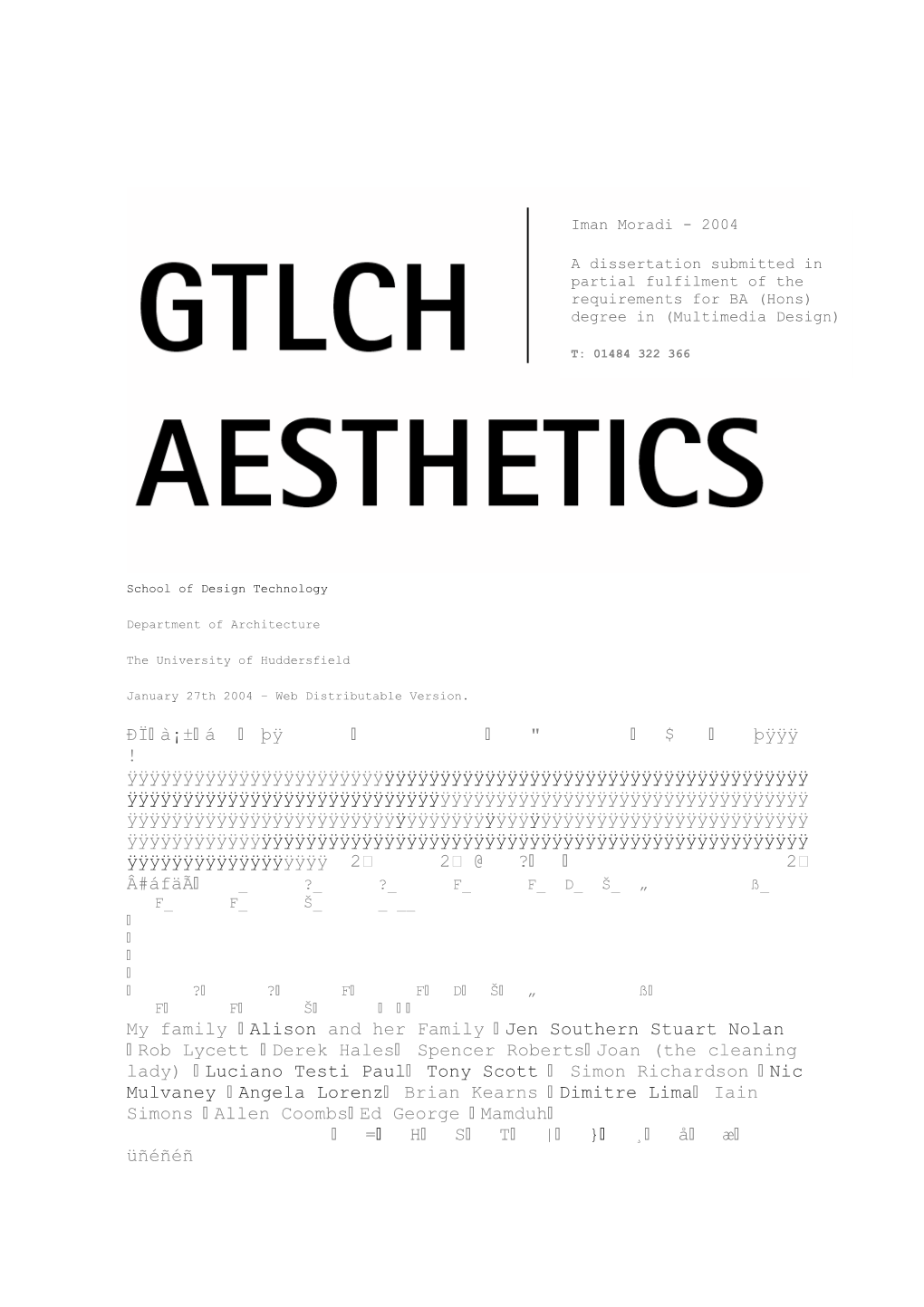 Moradi, Iman 2004 Glitch-Aesthetics