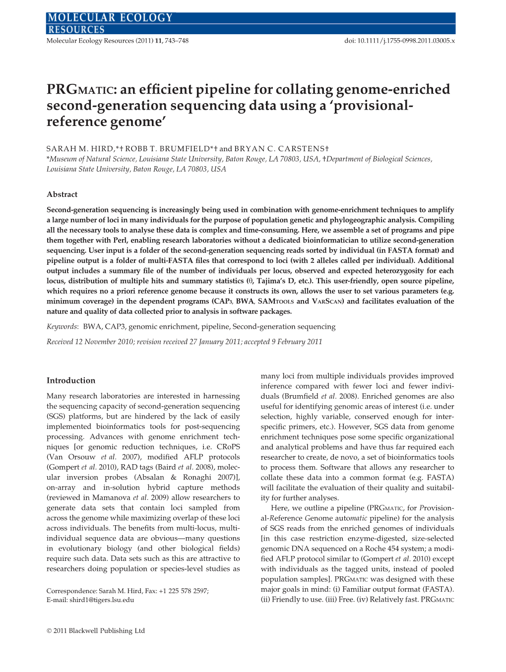 Provisional- Reference Genome’