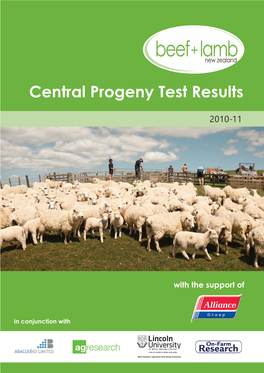 Central Progeny Test Results