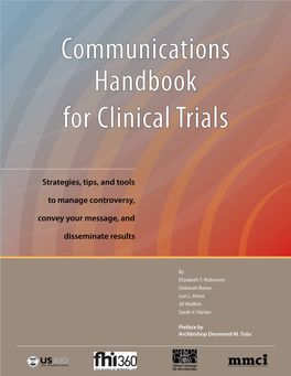 Communications Handbook for Clinical Trials