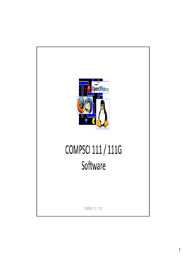 COMPSCI 111 / 111G Software