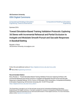 Exploring 3D Stereo with Incremental Rehearsal and Partial Occlusion to Instigate and Modulate Smooth Pursuit and Saccade Responses in Baseball Batting