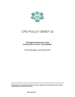 Cps Policy Brief 43