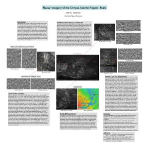 Radar Imagery of the Chryse–Xanthe Region, Mars John K