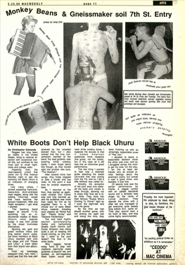 Ns & Gneissmaker Soil 7Th St. Entry White Boots Don't Help Black Uhuru