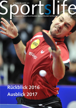 Rückblick 2016 Ausblick 2017 1153 Sport / A4 / 10.06.2010-1