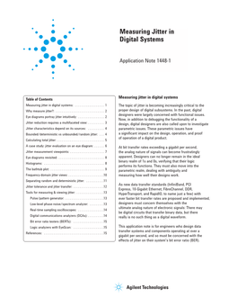 Measuring Jitter in Digital Systems