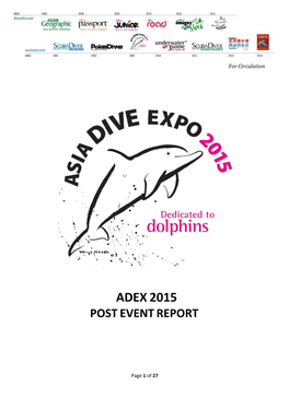 Adex 2015 Post Event Report