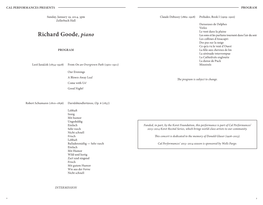 Richard Goode, Piano