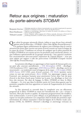 Maturation Du Porte-Aéronefs STOBAR