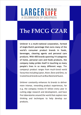 The FMCG CZAR