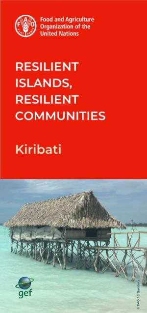 RESILIENT ISLANDS, RESILIENT COMMUNITIES -Kiribati PWS April