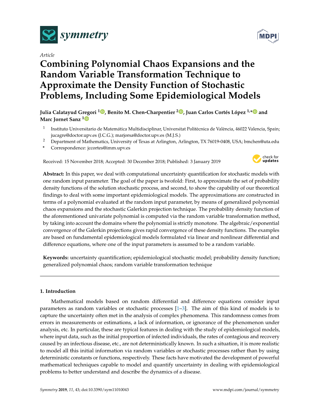 Combining Polynomial Chaos Expansions and the Random