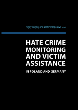 Hate Crime and Victim