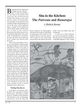 2. Sita in the Kitchen