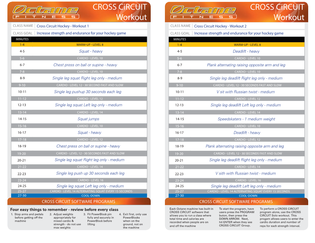 CROSS Circuit Workout