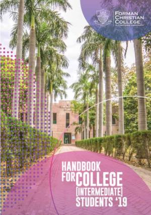 College (Intermediate) Handbook 2019