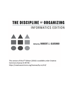 Chapter 4: Resources in Organizing Systems