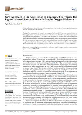 New Approach in the Application of Conjugated Polymers: the Light-Activated Source of Versatile Singlet Oxygen Molecule