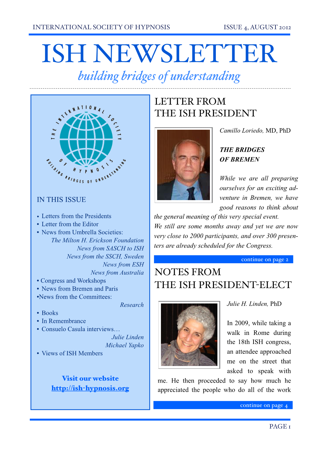 Ish Newsletter 4 2012