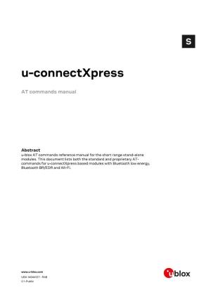 U-Connectxpress at Commands Manual