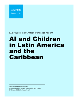 AI and Children in Latin America and the Caribbean
