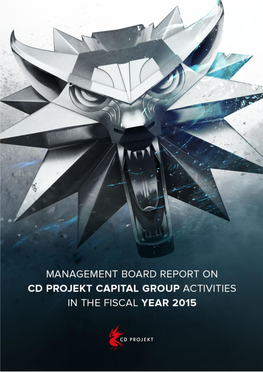 PDF Management Board Report on CD PROJEKT Capital Group Activities