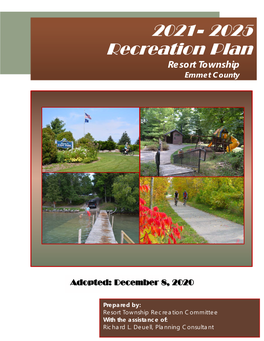 2021- 2025 Recreation Plan Resort Township Emmet County
